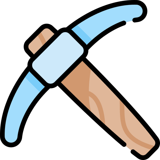 Pickaxe pickaxe garden gardening icon