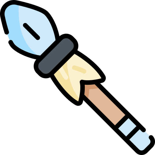 Spear spear prehistoric fishing icon