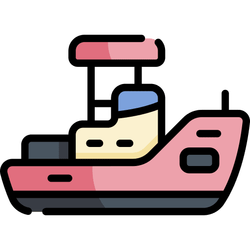 Ship ship boat sea icon