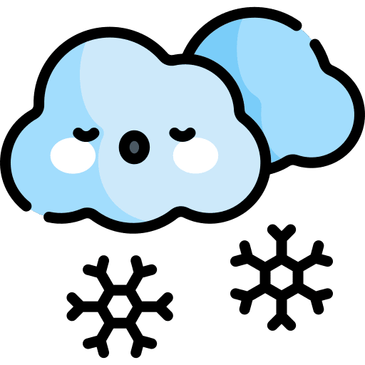 Snow snow nature cloud icon