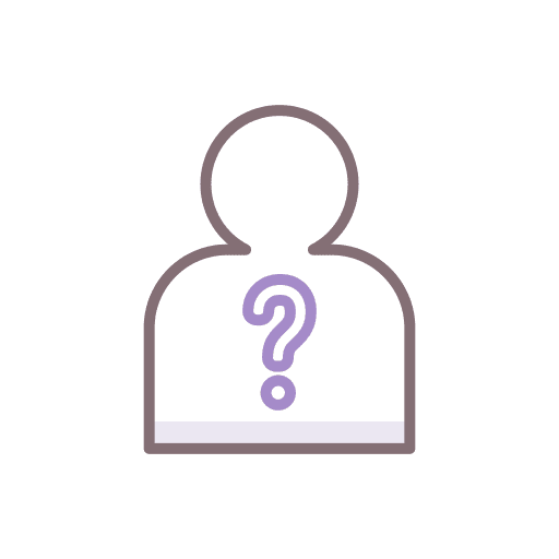 Anonymity anonymity invisibility interrogation mark icon