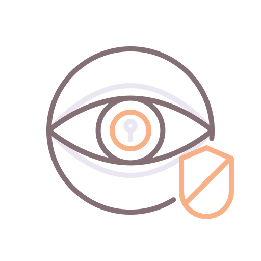 Spyware crime spyware cyber security icon