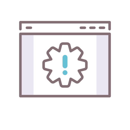 Virus infected virus cyber security icon