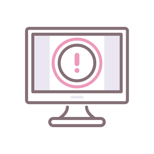 Virus infection computer security icon