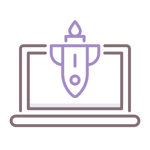 Dos attack bomb map malware icon