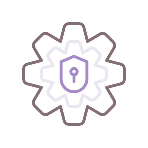 Encrypted privacy mail security icon