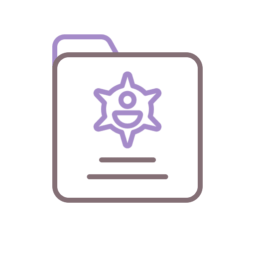 Virus security attack antivirus icon