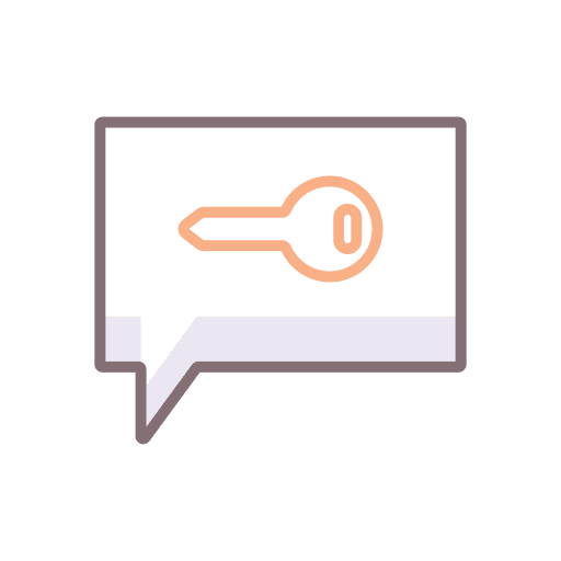 Encryption privacy secure locked icon