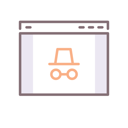 Incognito privacy incognito browser icon