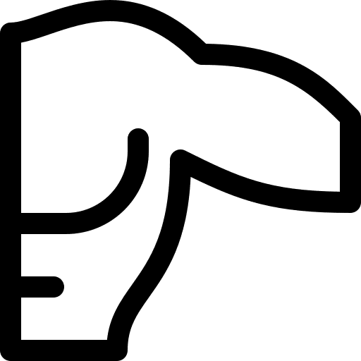 Shoulder man shoulder medical icon