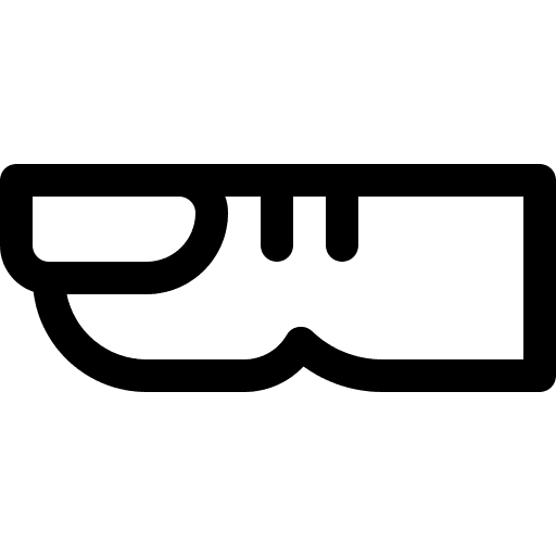 Toe body parts healthcare and medical foot icon