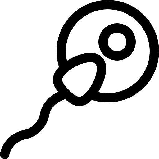 Fertilization science medical fertility icon