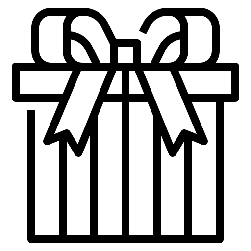 Gift present business and finance present box icon