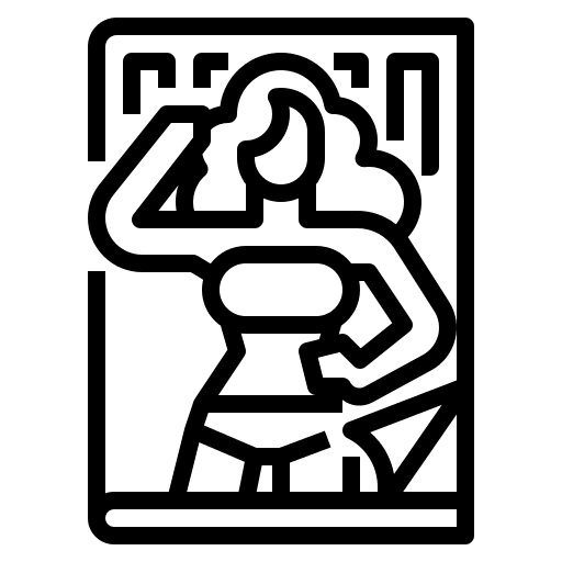 Magazine magazine fashion read icon