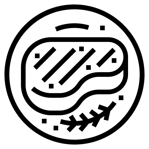 Food meat grill steak icon