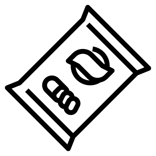 Snack potato snack chips icon