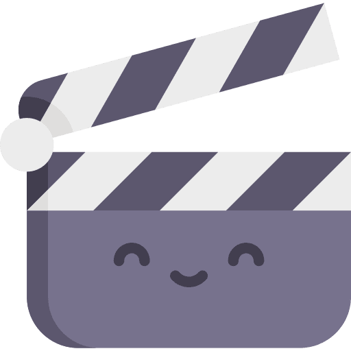 Clapperboard film filming clapperboard icon