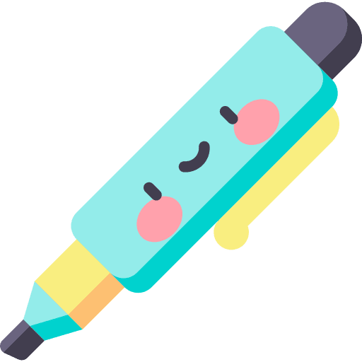 Pen education school material pen icon