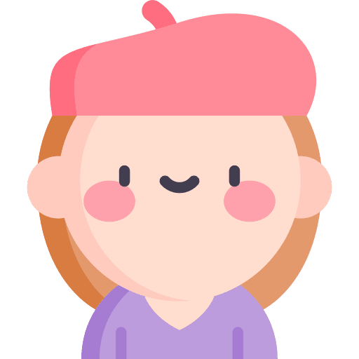 Artist bohemian painter professions and jobs icon