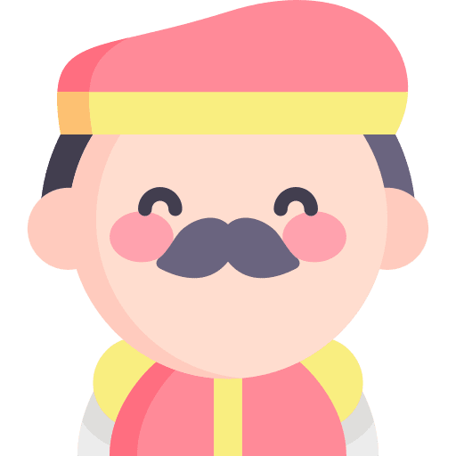 Artist poet man avatar icon