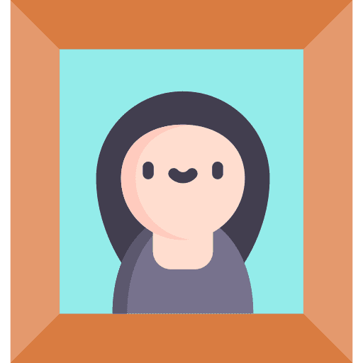 Painting frame exhibition art and design icon