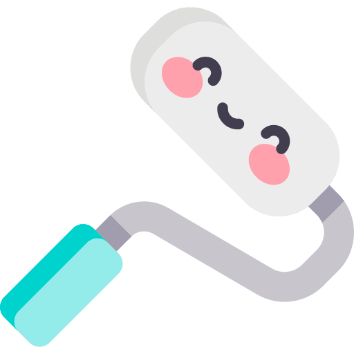 Paint roller construction and tools edit tools art and design icon