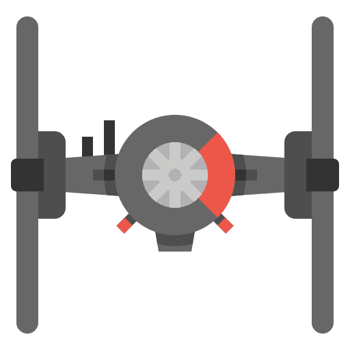 Aircraft universe war space icon