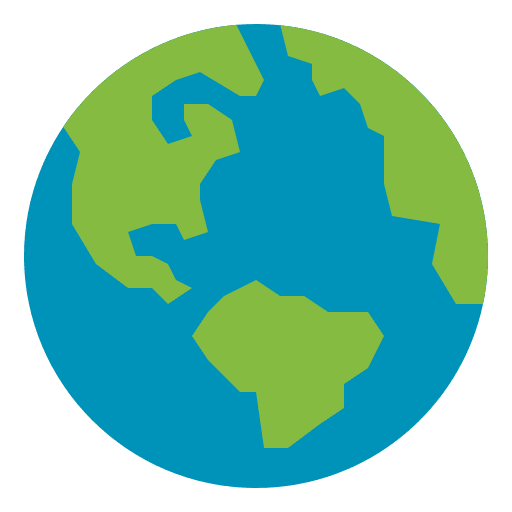 Earth space planet world icon