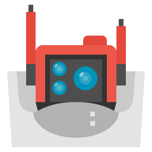 Robot space galaxy war icon