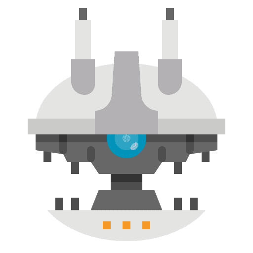 Drone shield war drone icon