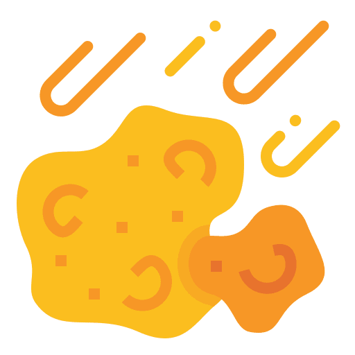 Meteorites war galaxy space icon