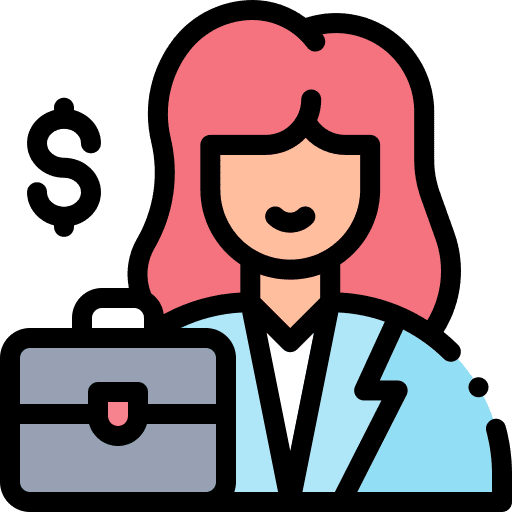 Career career woman briefcase icon