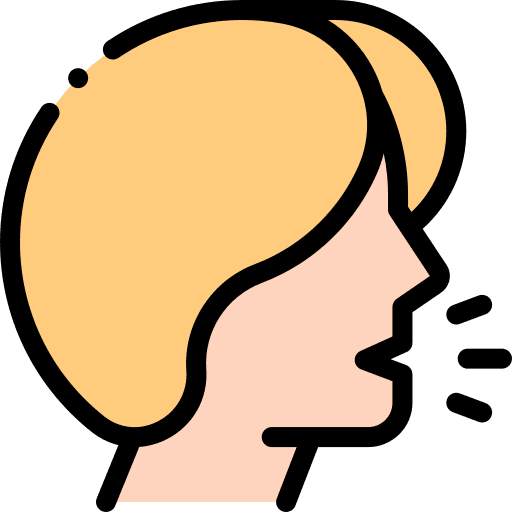 Voice speaking voice woman icon