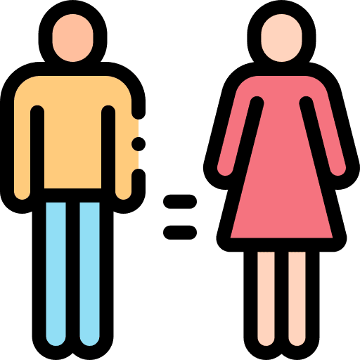 Gender equality gender empowerment people icon