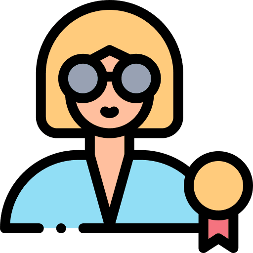 Medal certification quality winner icon