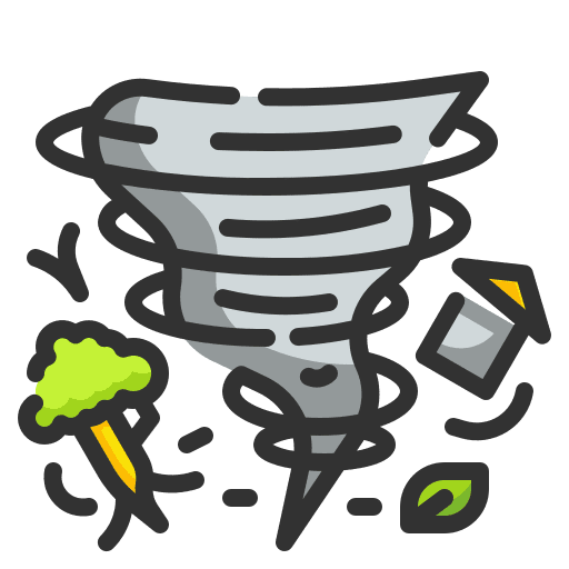 Tornado vortex tornado nature icon