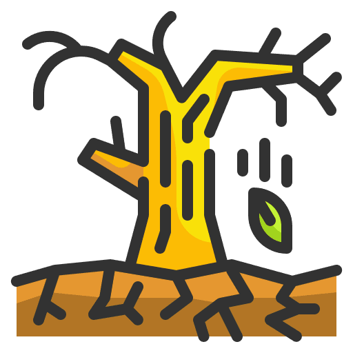 Drought drought disaster nature icon