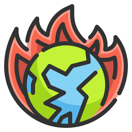 Hot weather temperature hot icon