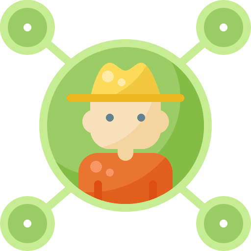 Community communication community farming icon