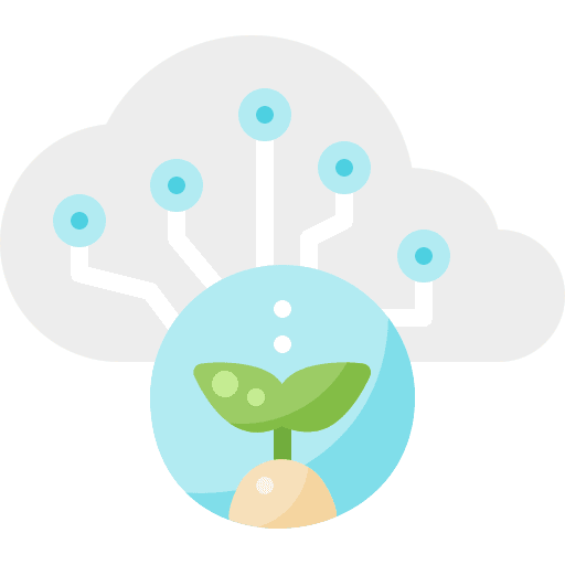 Cloud storage smart farm cloud download cloud uploads icon