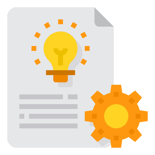 Project files and folders plan implement icon