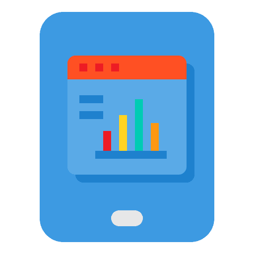 Graph graph data data analytics icon