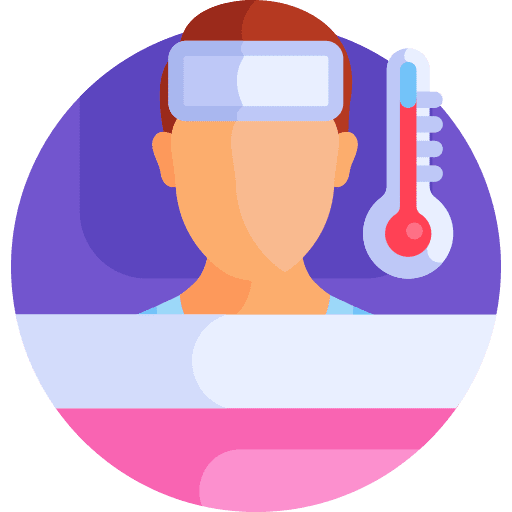 Fever plague fever healthcare icon