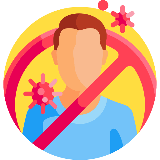 Infected plague avatar medical icon