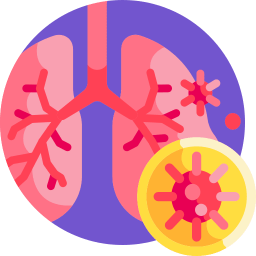 Lungs medical transmission healthcare icon
