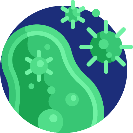 Virus healthcare transmission covid 19 icon
