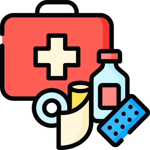 First aid kit health care hospital first aid kit icon