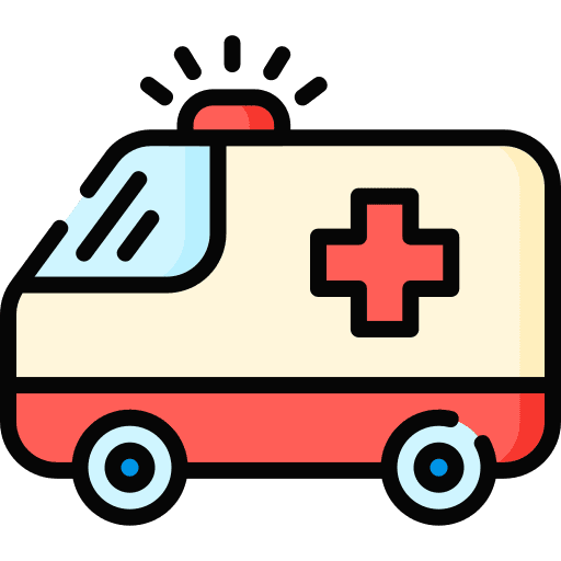 Ambulance ambulance healthcare and medical vehicle icon
