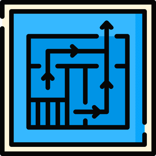 Evacuation plan evacuation fire emergency icon