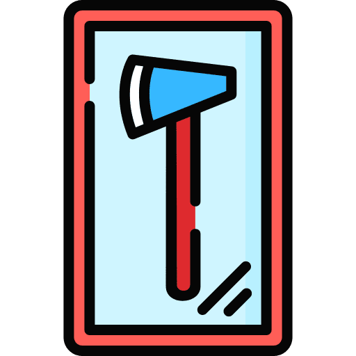 Axe axe utensil firefighter icon